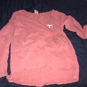 Don’t wear, pink long sleeve